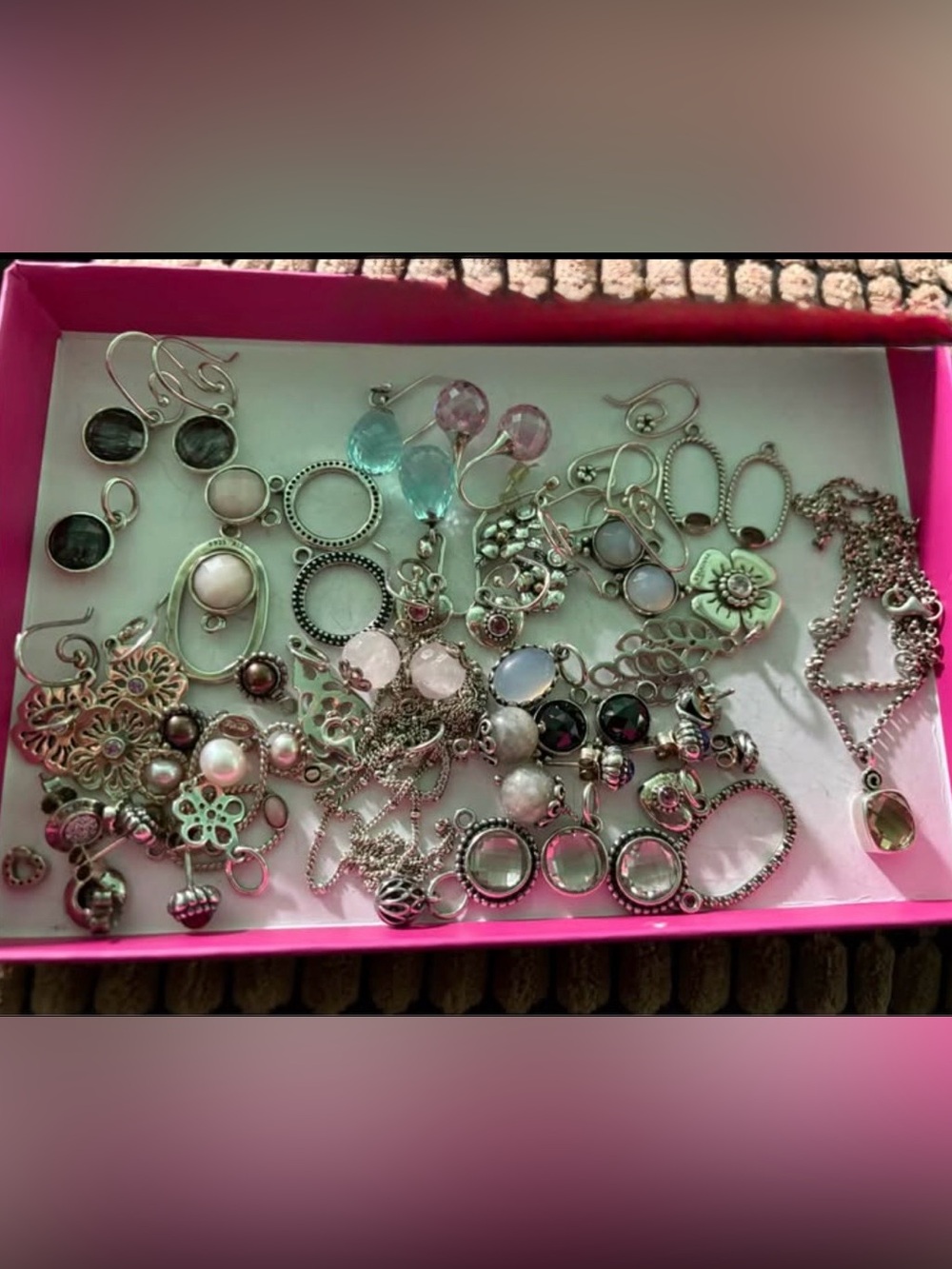 Pandora retired earrings necklaces